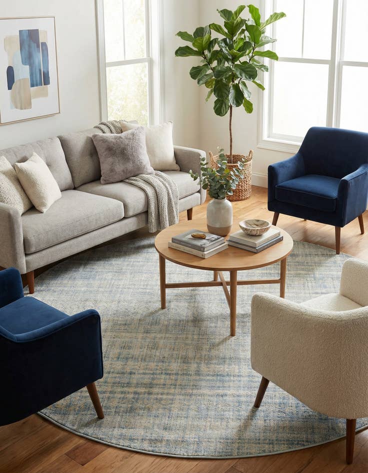 Detail image of 8' x 8' Apollo Round Rug