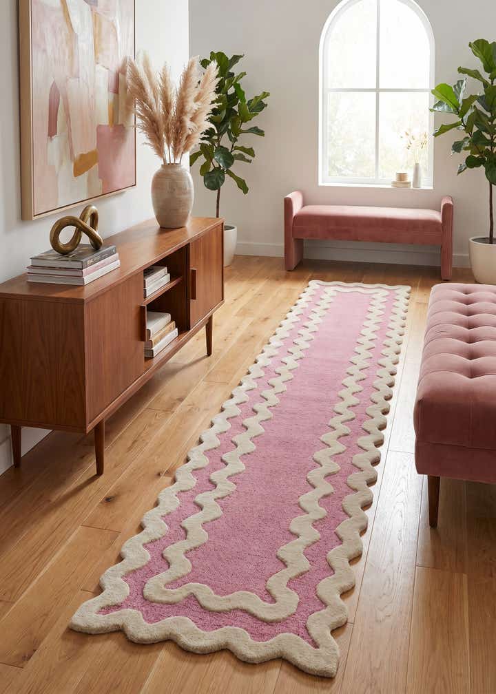 2' 7 x 13' 1 Happy Rugs Wool Runner
