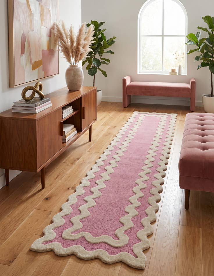 Detail image of 2' 7 x 13' 1 Happy Rugs Wool Runner