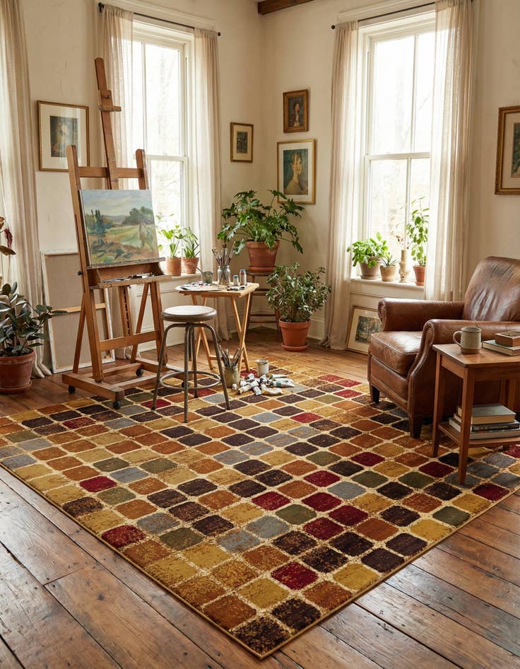 Detail image of 10' x 10' Cafe Square Rug