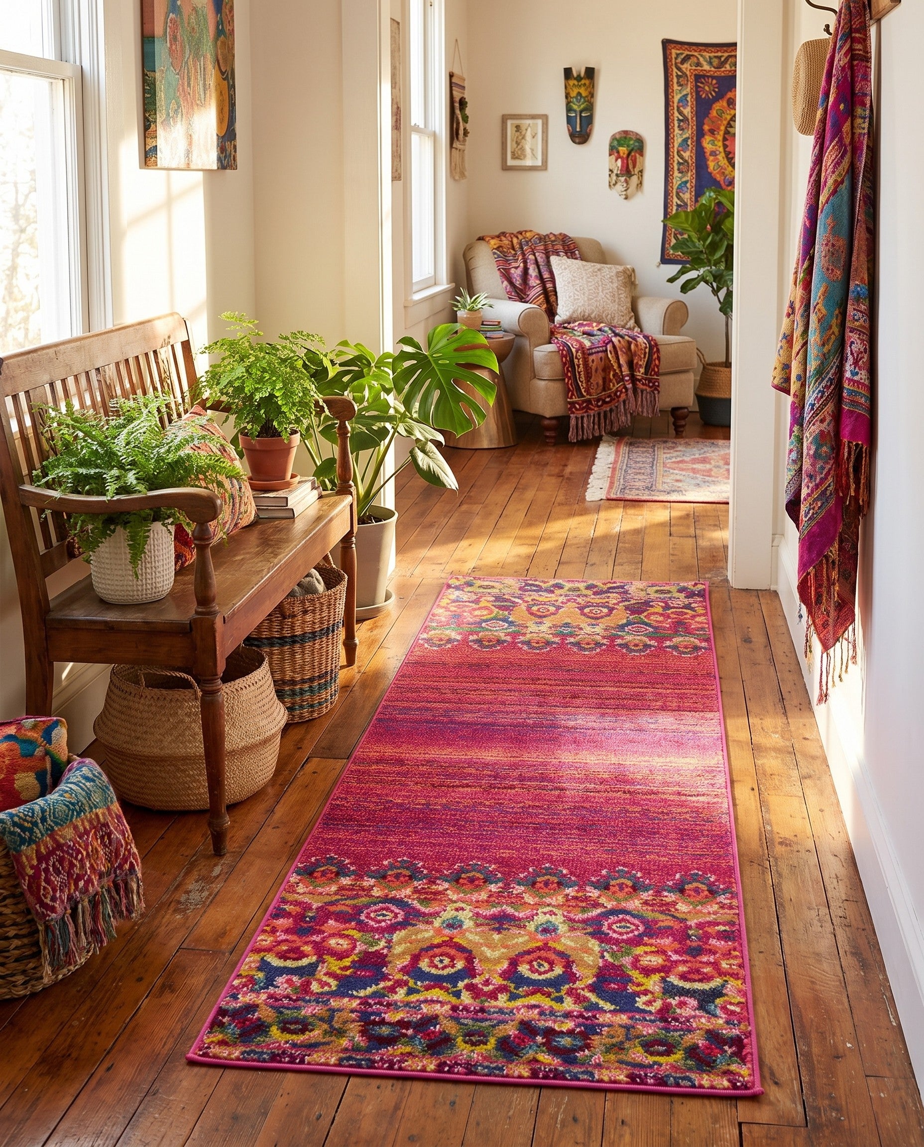2' 2 x 6' 9 Washable Palazzo Runner Rug