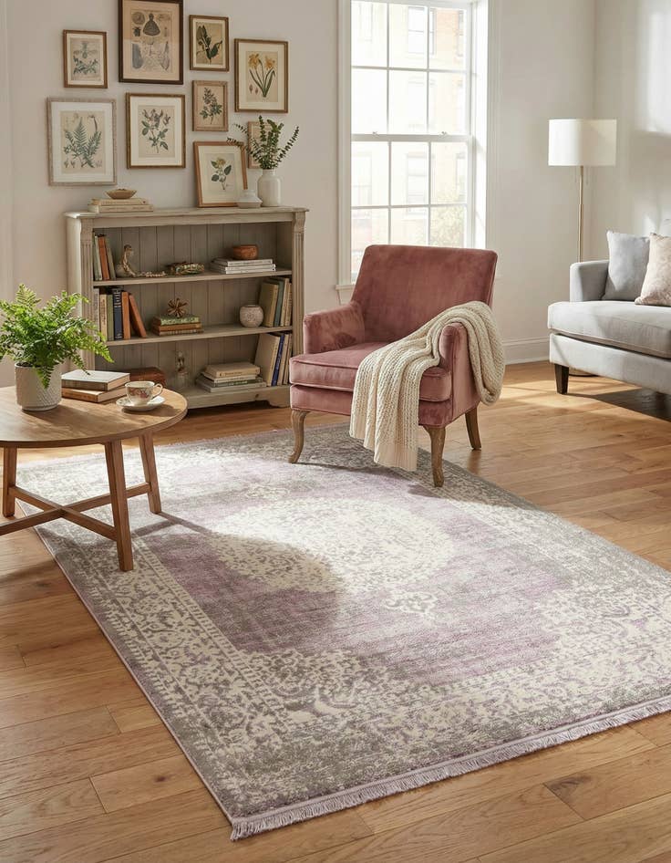 Detail image of 4' x 6' New Vintage Rug