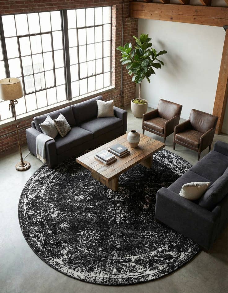 Detail image of 13' x 13' Monte Carlo Round Rug