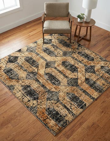 5' 3 x 5' 3 Saturn Square Rug