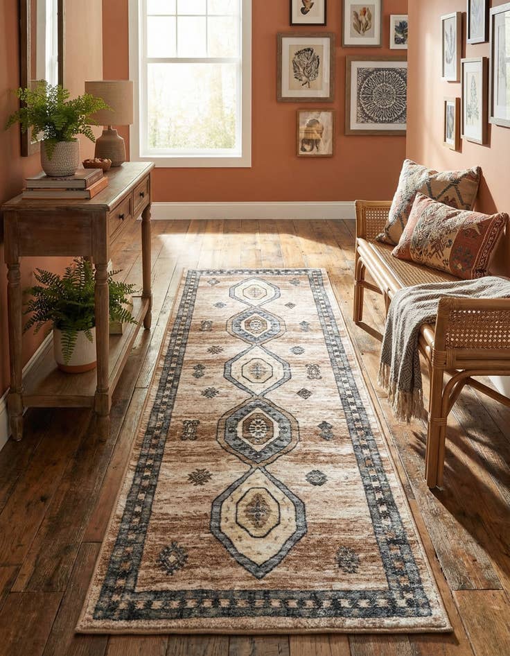 Detail image of 2' 2 x 6' Medina Runner Rug