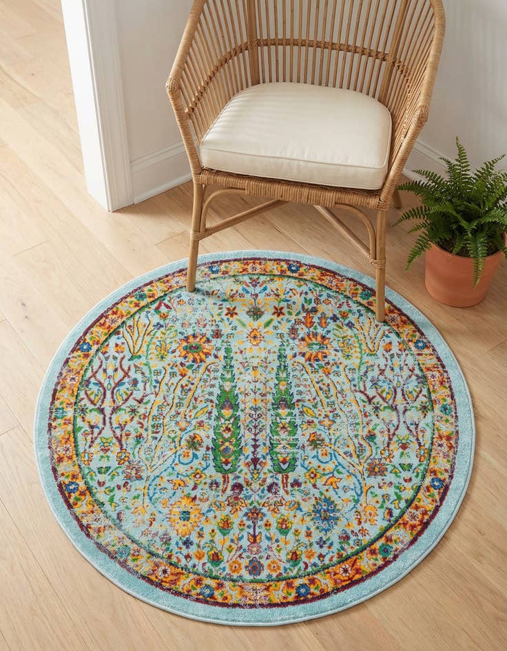 Detail image of 3' 3 x 3' 3 Calypso Round Rug