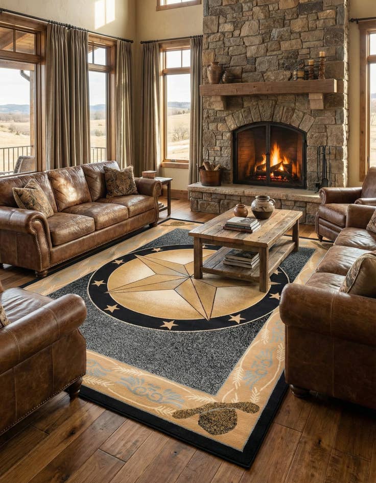 Detail image of 9' x 12' Pioneer Rug