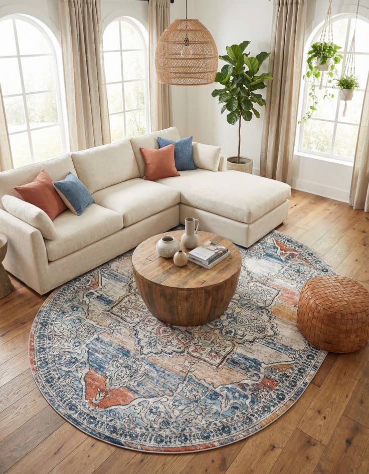 Detail image of 7' 10 x 10' Nyla Oval Rug