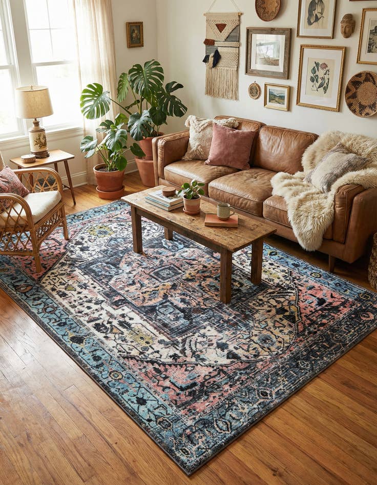 Detail image of 6' 7 x 9' Medina Rug