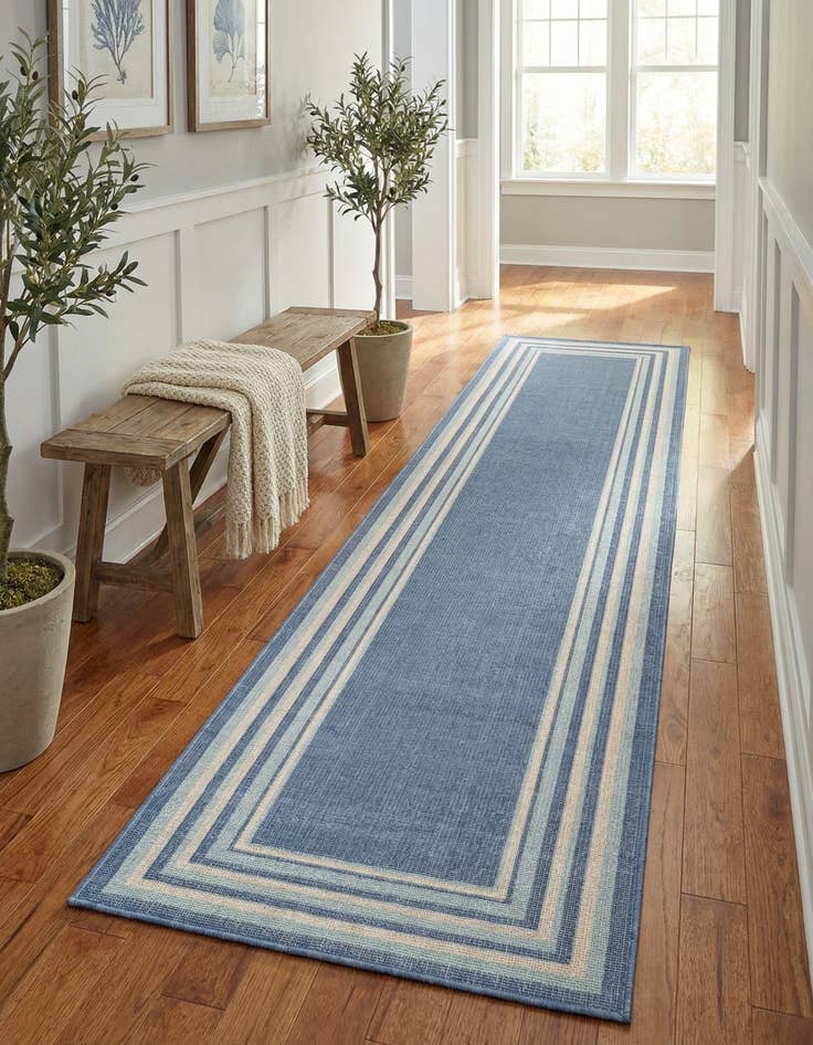 Detail image of 2' x 10' Lotus Runner Rug