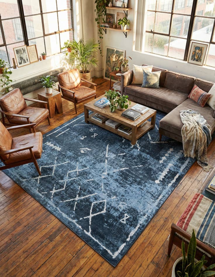 Detail image of 7' 10 x 10' Kamala Washable Rug