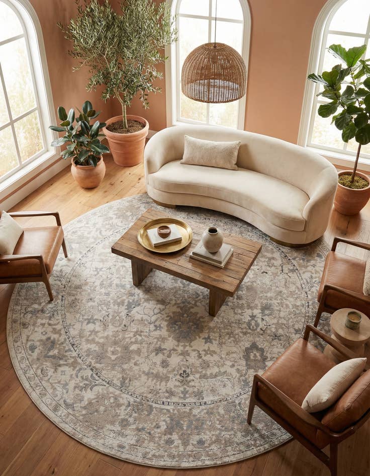 Detail image of 13' x 13' Oregon Round Rug