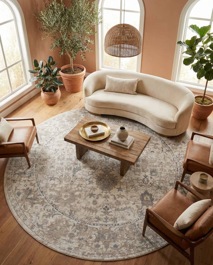 Detail image of 13' x 13' Oregon Round Rug