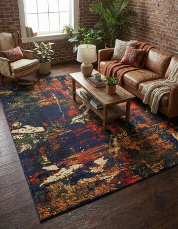 9' x 12' Washable Haerfest Rug