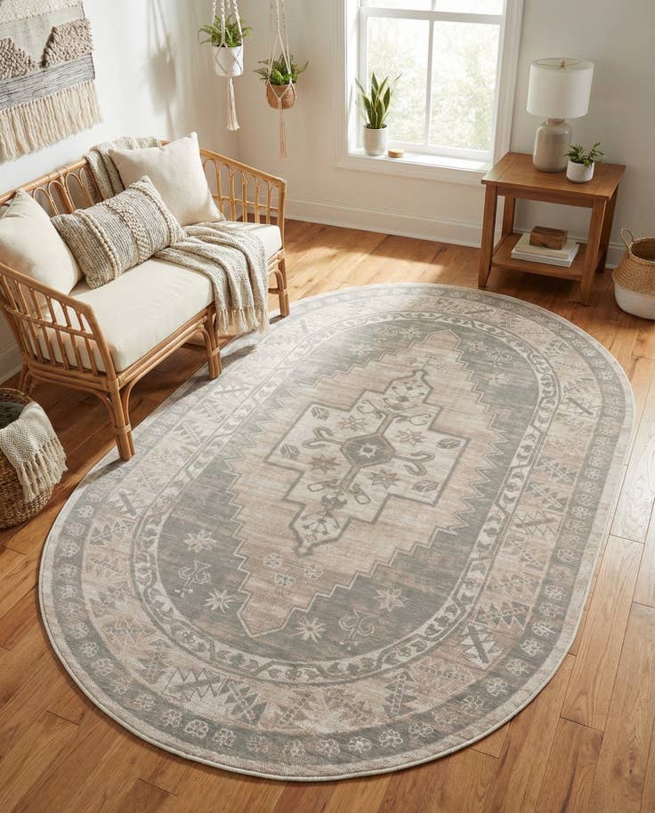 Detail image of 4' 1 x 6' 1 Whitney Oval Rug