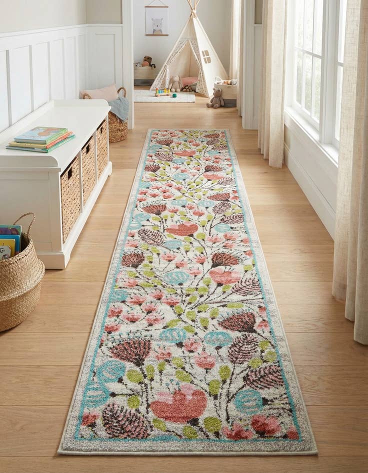 Detail image of 2' 7 x 12' Whimsy Kids Runner Rug