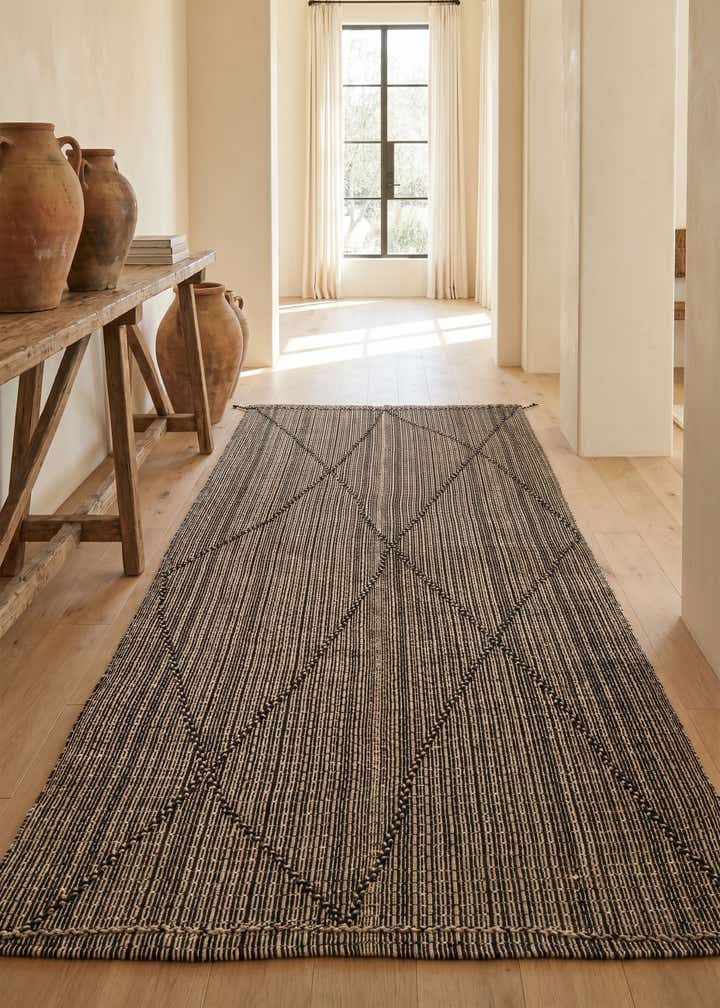 6' x 12' 2 Hand Knotted Moroccan Wool Runner Rug