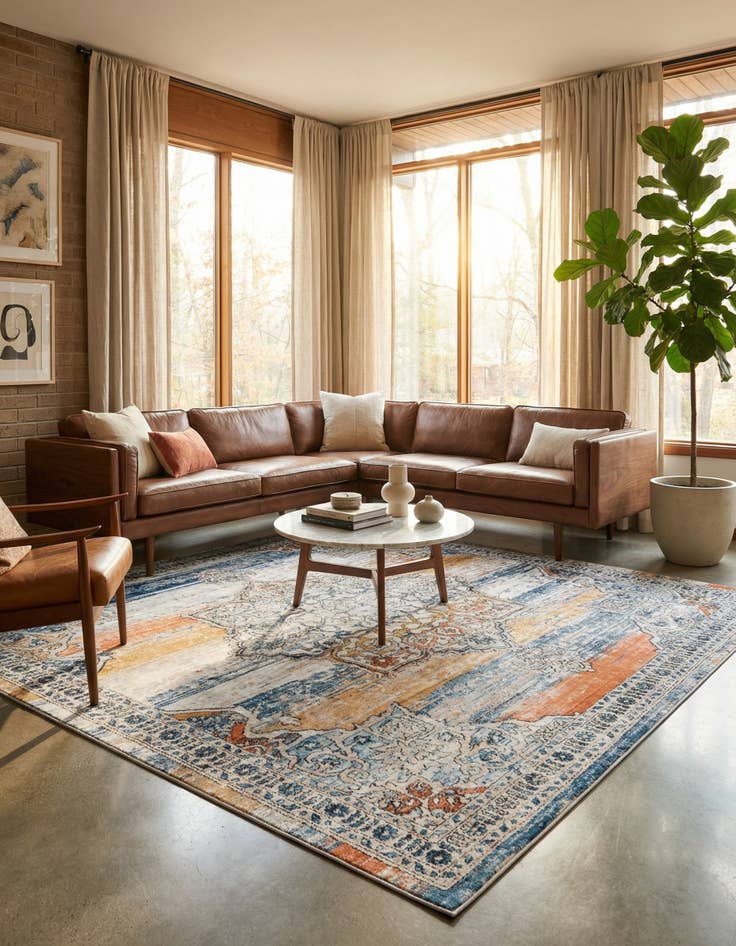 Detail image of 11' 10 x 11' 10 Nyla Square Rug