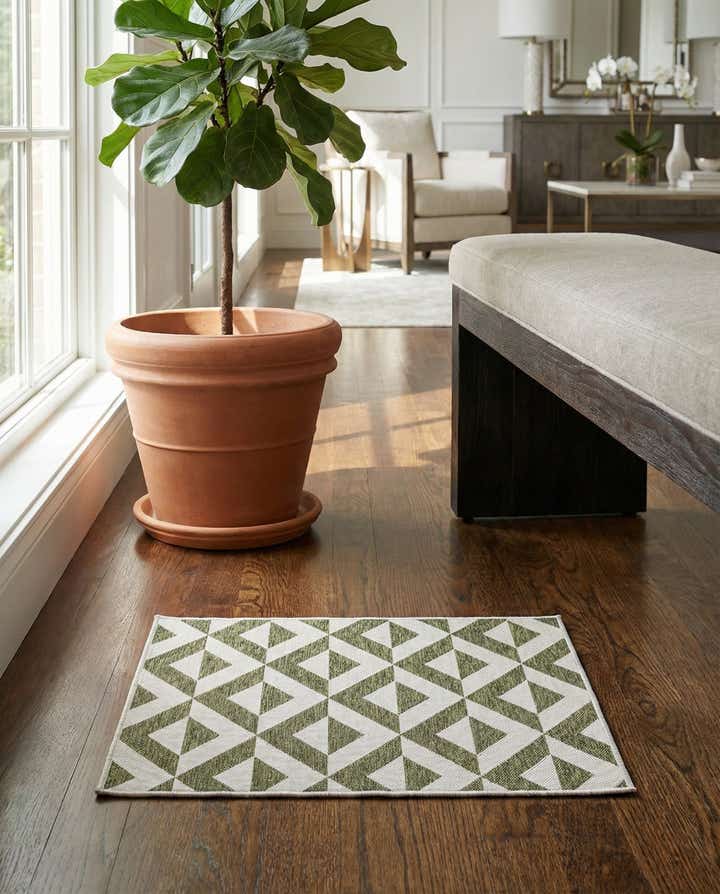 1' 4 x 1' 4 Easy-Clean Jill Zarin Napa Indoor / Outdoor Sample Rug