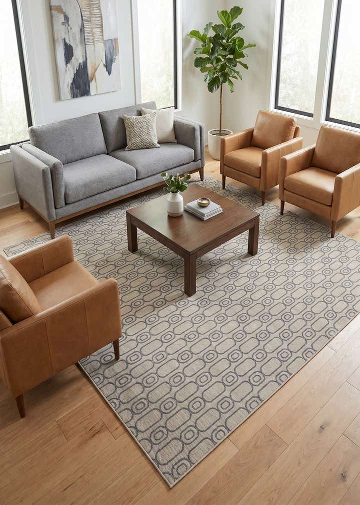 10' x 10' Vogue Geo Square Rug