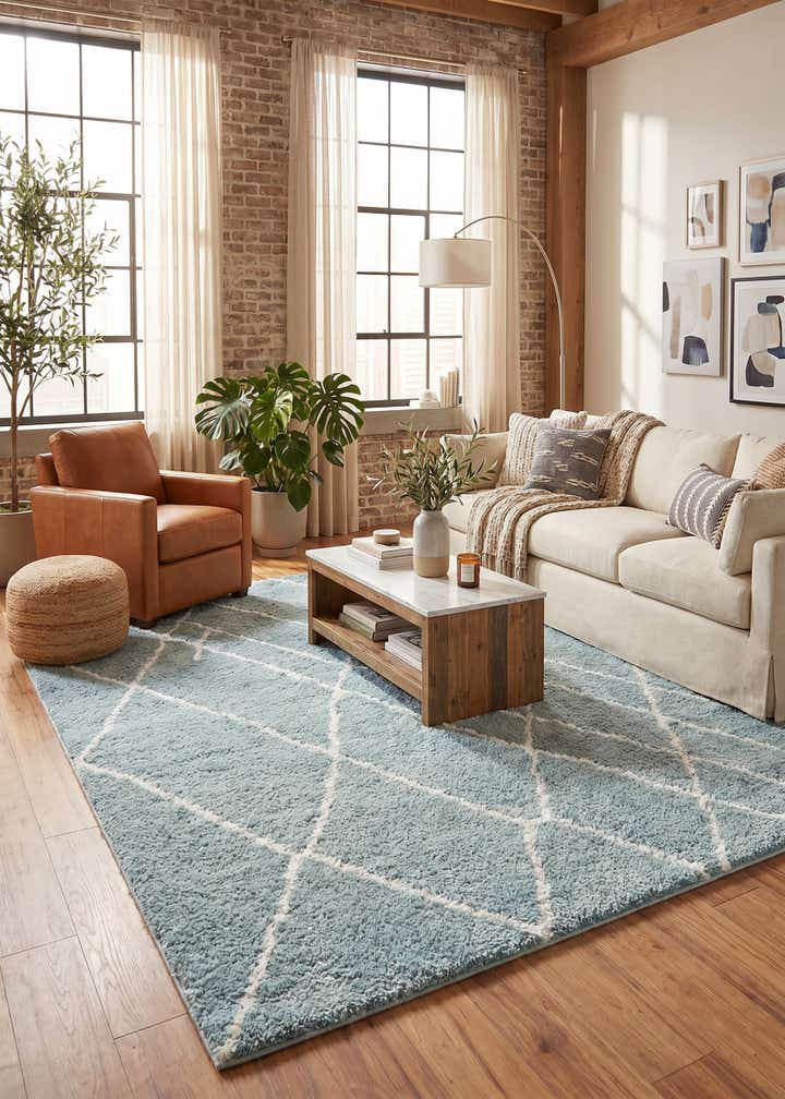 9' x 12' Soft Touch Shag Rug