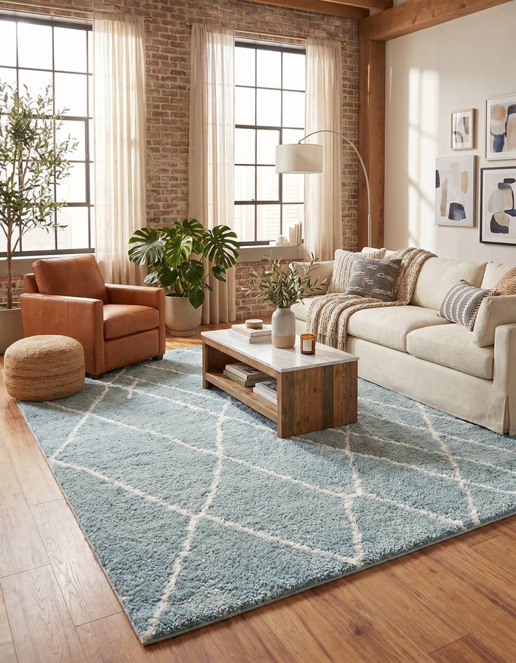 Detail image of 9' x 12' Soft Touch Shag Rug