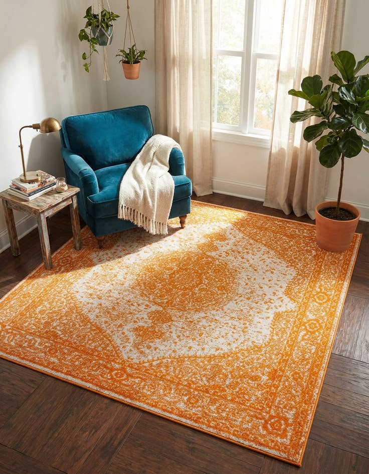 Detail image of 7' 10 x 7' 10 Bexley Square Rug