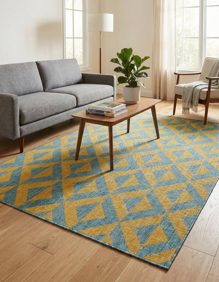 Detail image of 4' x 6' Washable Jill Zarin Napa Indoor / Outdoor Rug