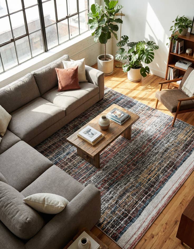 Detail image of 12' x 12' Aramis Square Rug