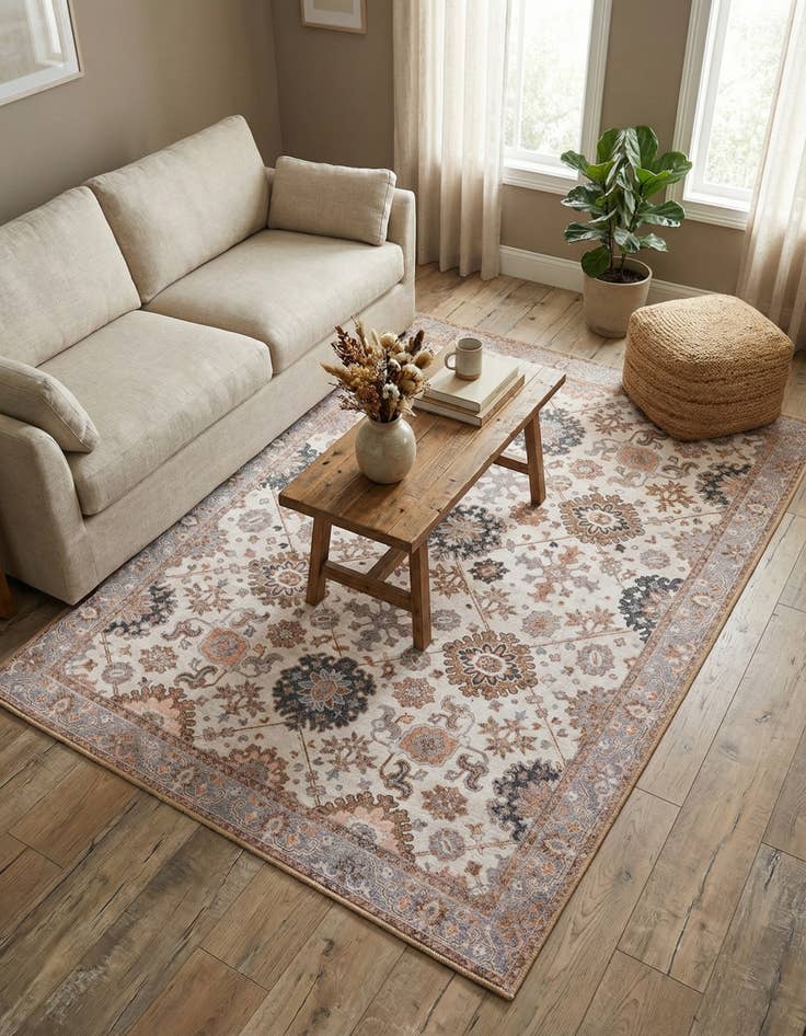 Detail image of 4' 1 x 6' 1 Timeless Rug