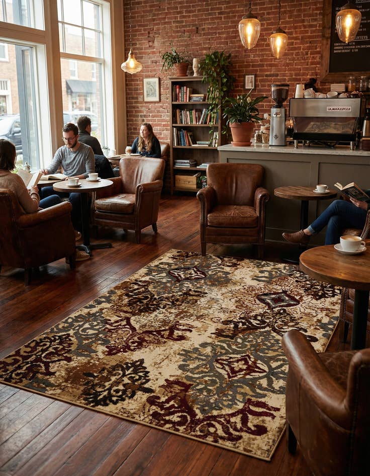 Detail image of 5' 3 x 7' Cafe Rug