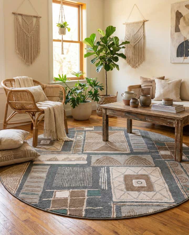 7' 10 x 7' 10 Savannah Round Rug