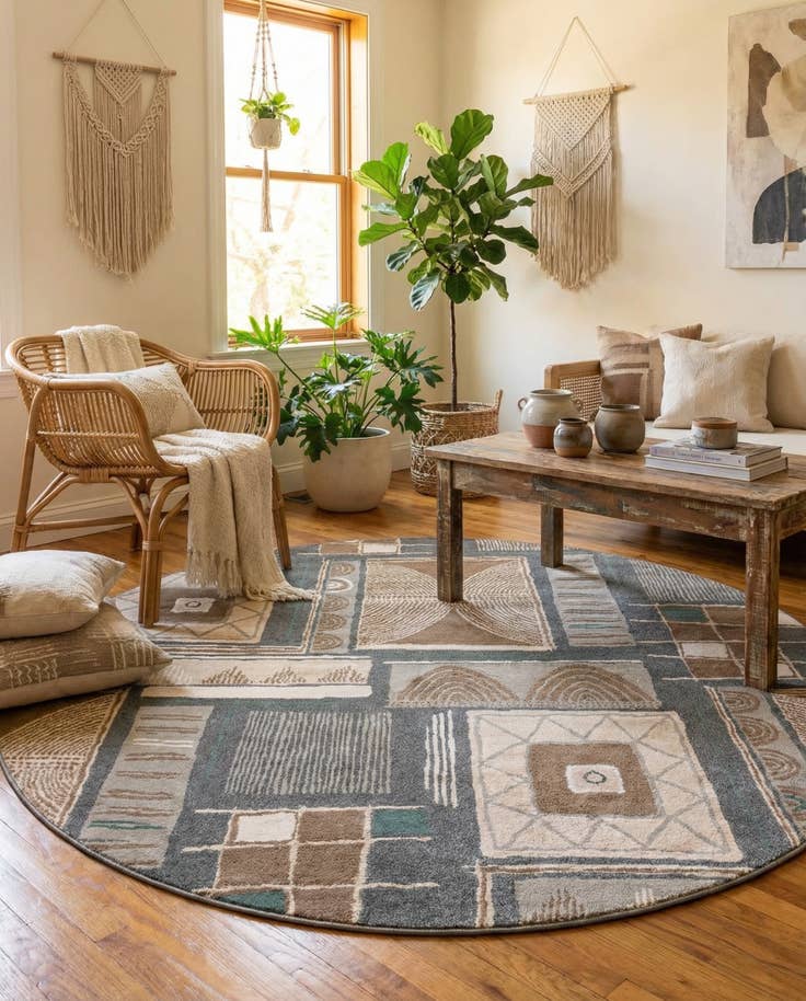 Detail image of 7' 10 x 7' 10 Savannah Round Rug