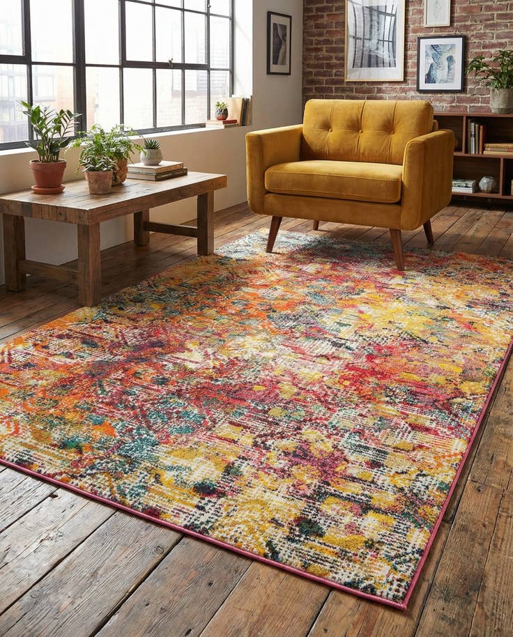 Detail image of 160cm x 245cm lavable Vivid Alfombra