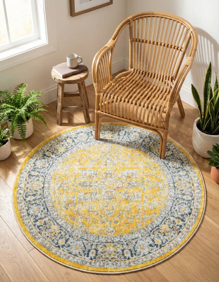 Detail image of 3' 3 x 3' 3 Havana Round Rug