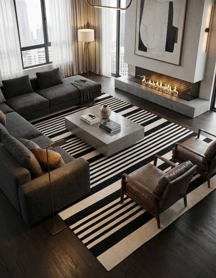 Detail image of 9' 10 x 14' Milano Rug