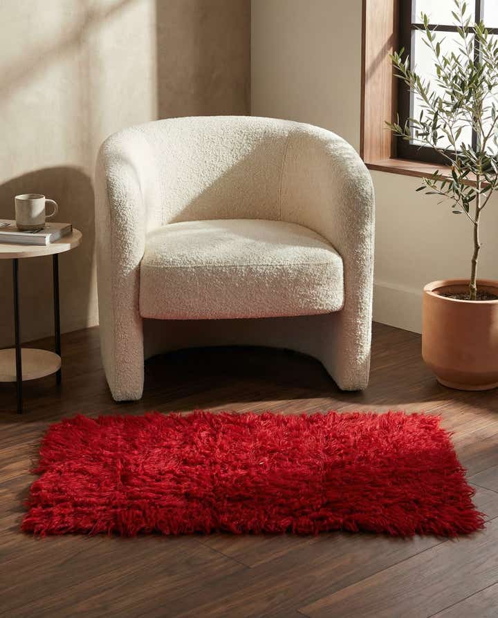 2' 7 x 4' 10 Hand Knotted Moroccan Wool Rug