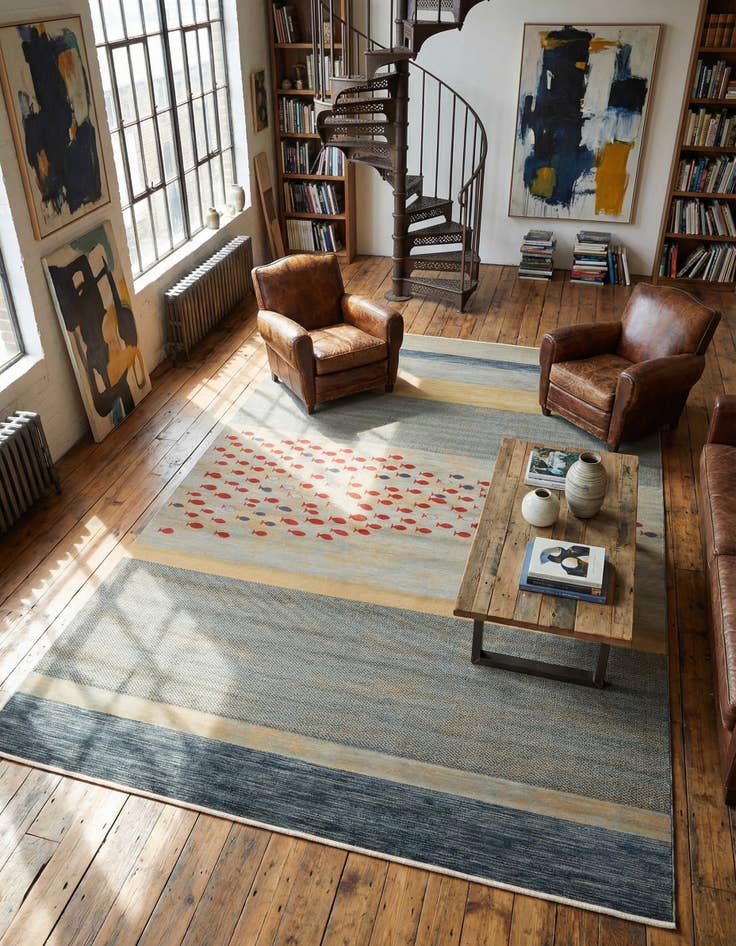 Detail image of 10' 8 x 16' 5 Kashkuli Gabbeh Rug