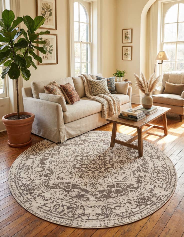 Detail image of 10' x 10' Arlington Round Rug