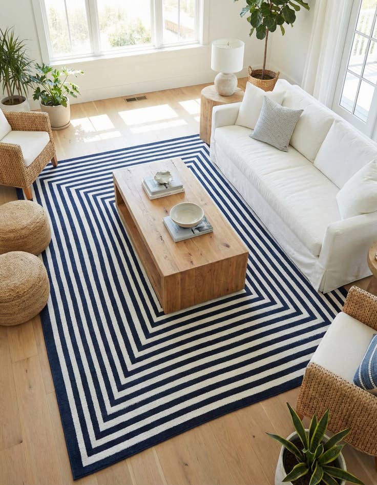 Detail image of 8' x 10' Easy-Clean Sabrina Soto Prescott Indoor / Outdoor Rug