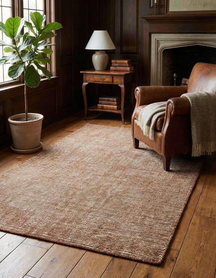 Detail image of 4' 1 x 6' 1 Hand Woven Jill Zarin English Manor Wool Rug