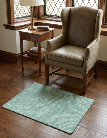 2' 2 x 3' 1 Hand Woven Jill Zarin English Manor Farmhouse Wool Rug