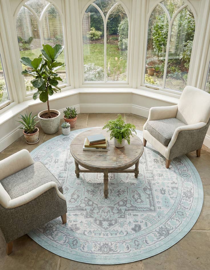 Detail image of 7' x 7' Whitney Round Rug