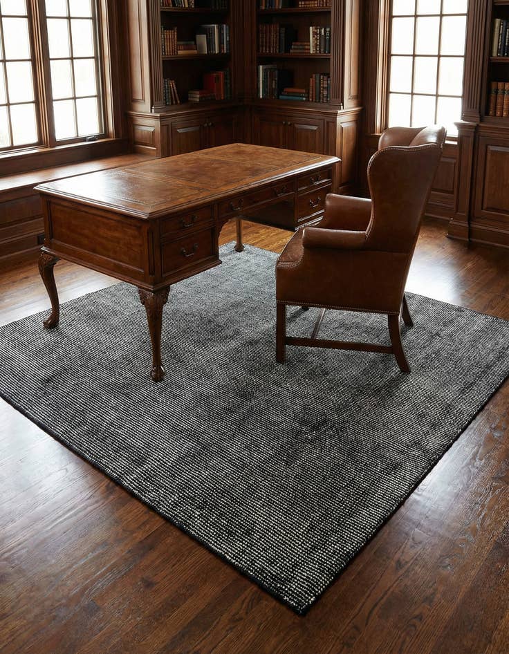 Detail image of 6' 1 x 6' 1 Hand Woven Jill Zarin English Manor Wool Square Rug