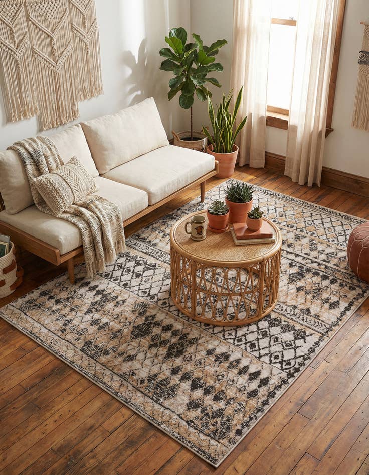 Detail image of 6' x 9' Leipzig Rug