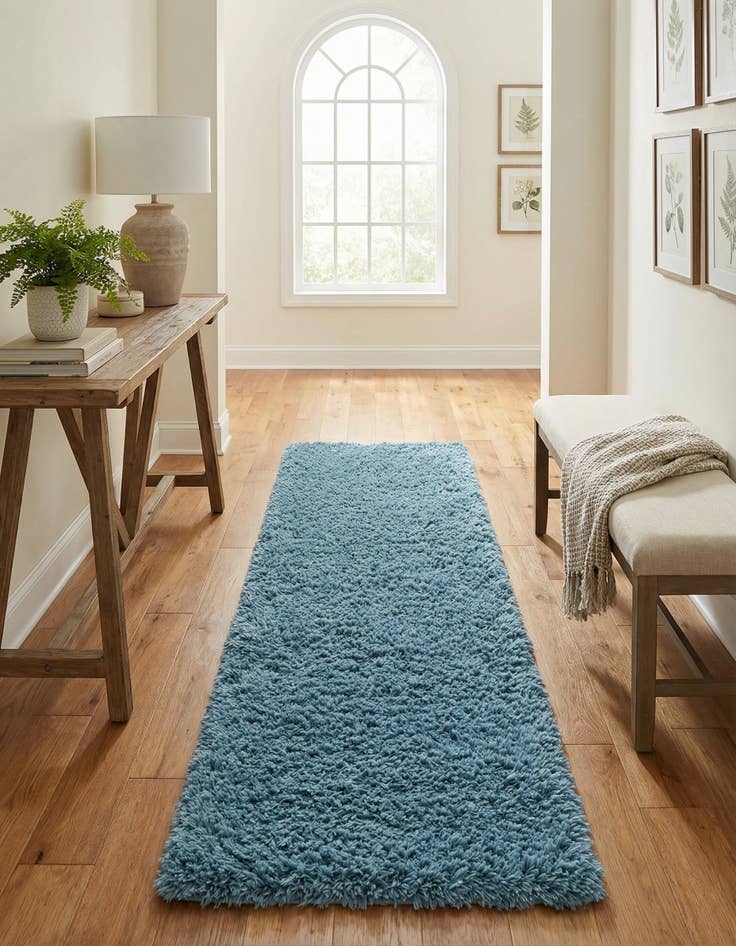 Detail image of 2' x 6' 5 Infinity Shag Runner Rug