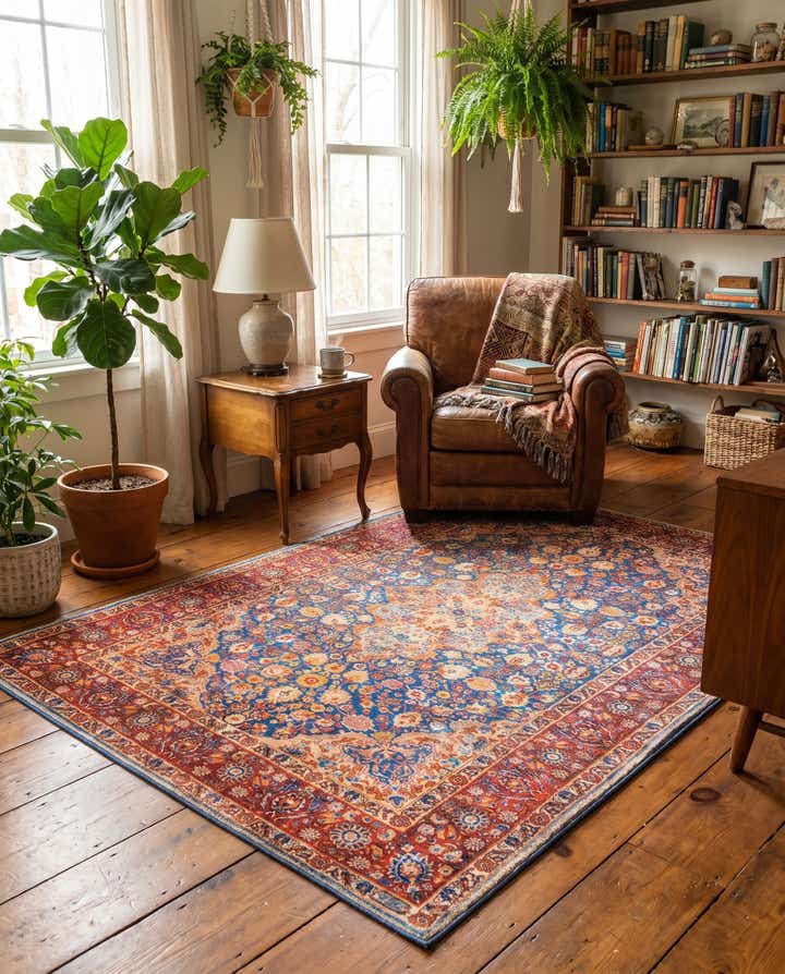 5' x 8' Washable Timeless Rug