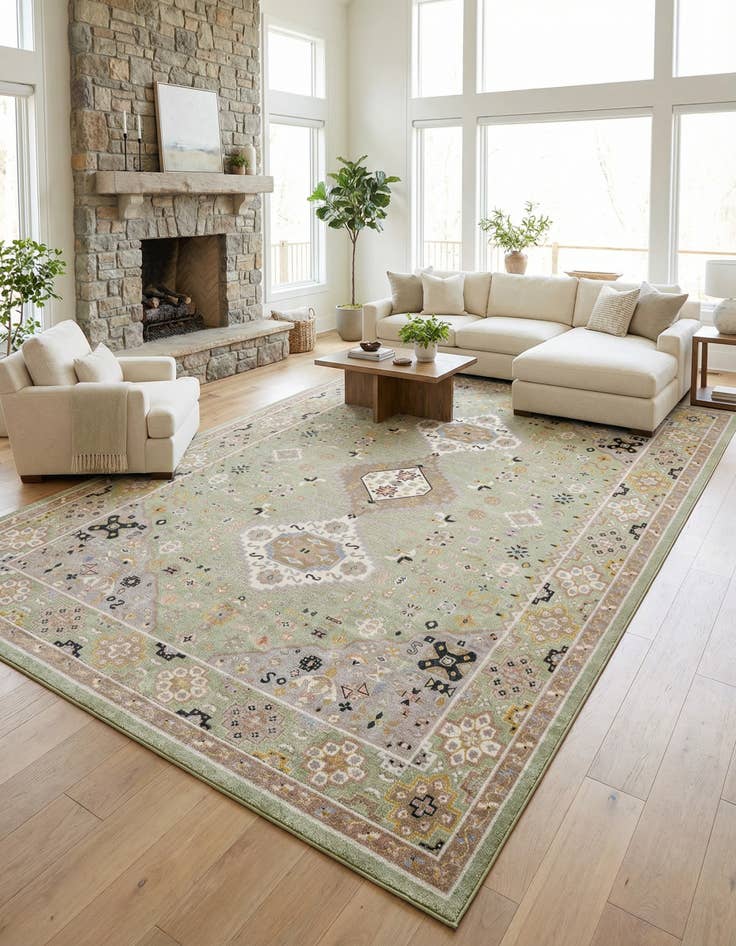 Detail image of 10' x 14' Kamala Washable Rug