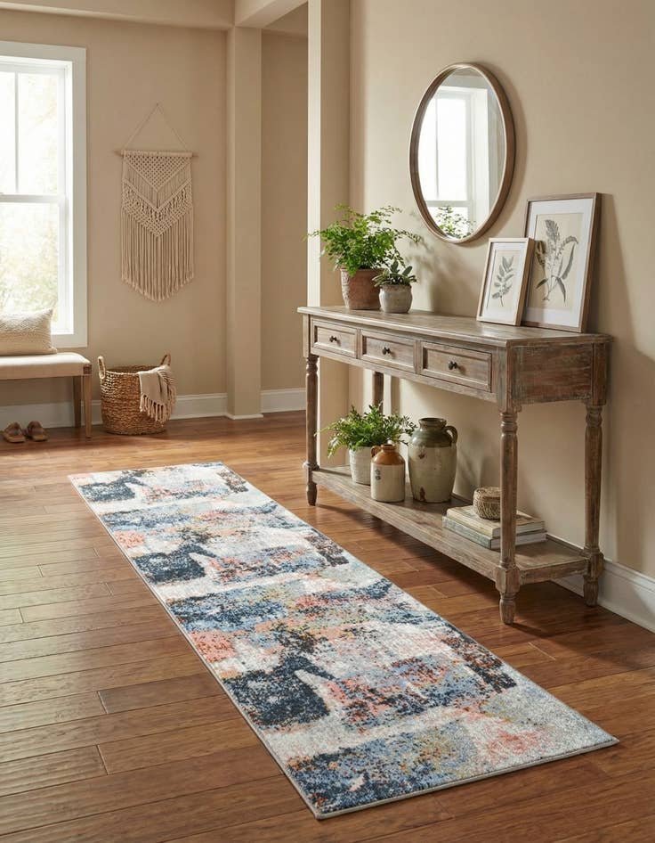 Detail image of 2' x 8' Kamala Washable Runner Rug