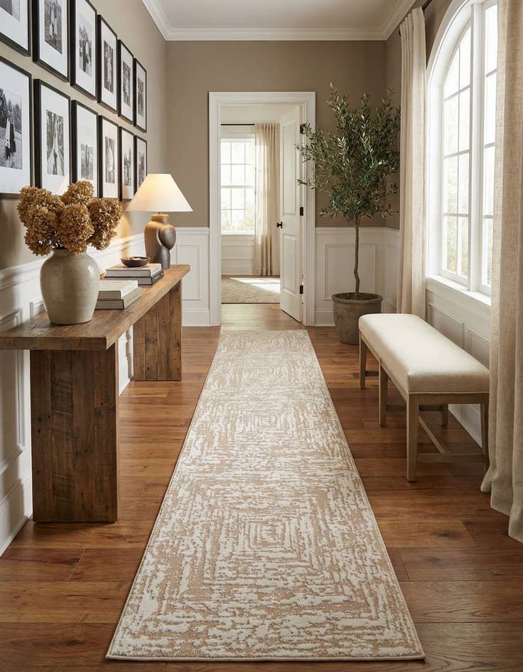 Detail image of 2' 6 x 14' Hermitage Runner Rug